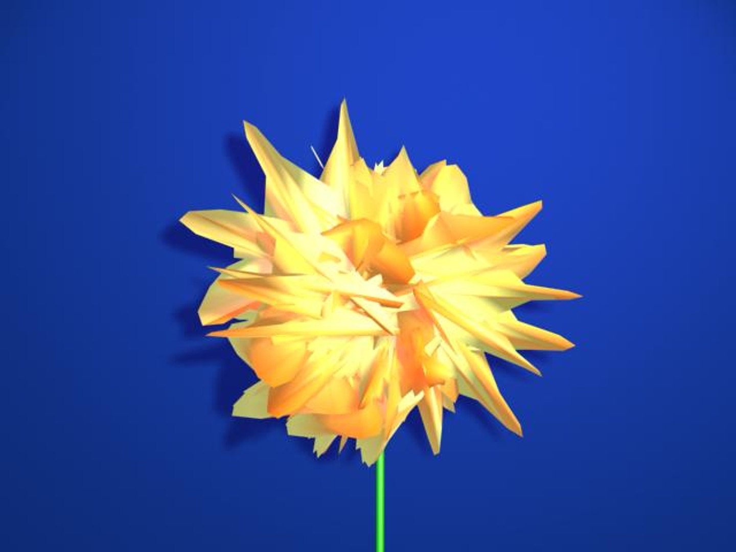 3d Flower Animation Model