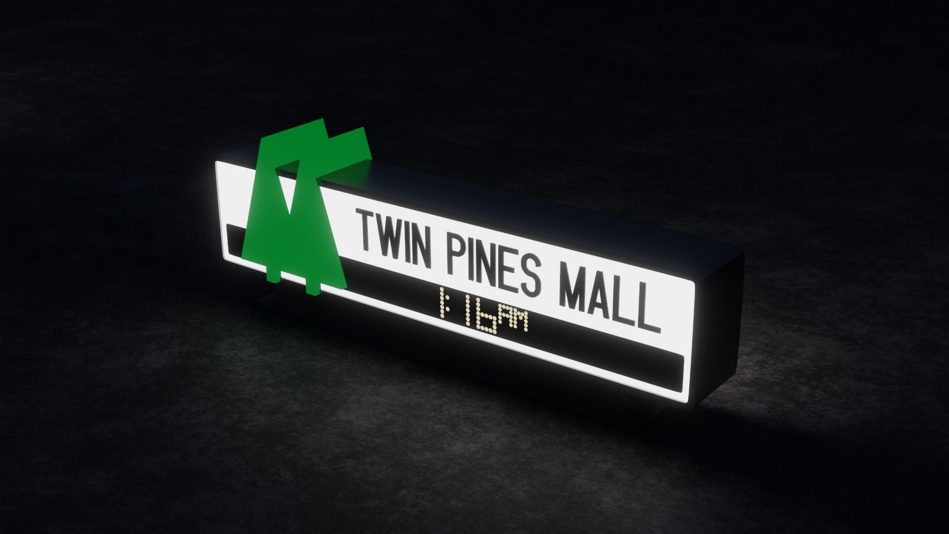 3D Model TWIN PINES MALL AND LONE PINE MALL TurboSquid 1822356