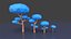 Tree Pack Low Poly 3D model