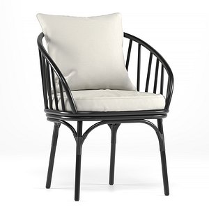 KYOTO ALU ARMCHAIR 3D model