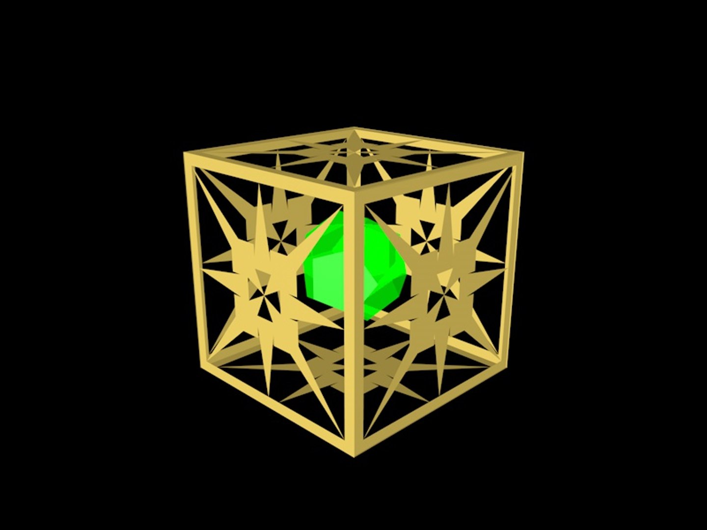 Jedi Holocron 3d Model