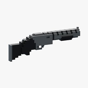 3D model Polymer80 PFC9-Glock 19 Handgun and Inforce APLc Flashlight VR /  AR / low-poly
