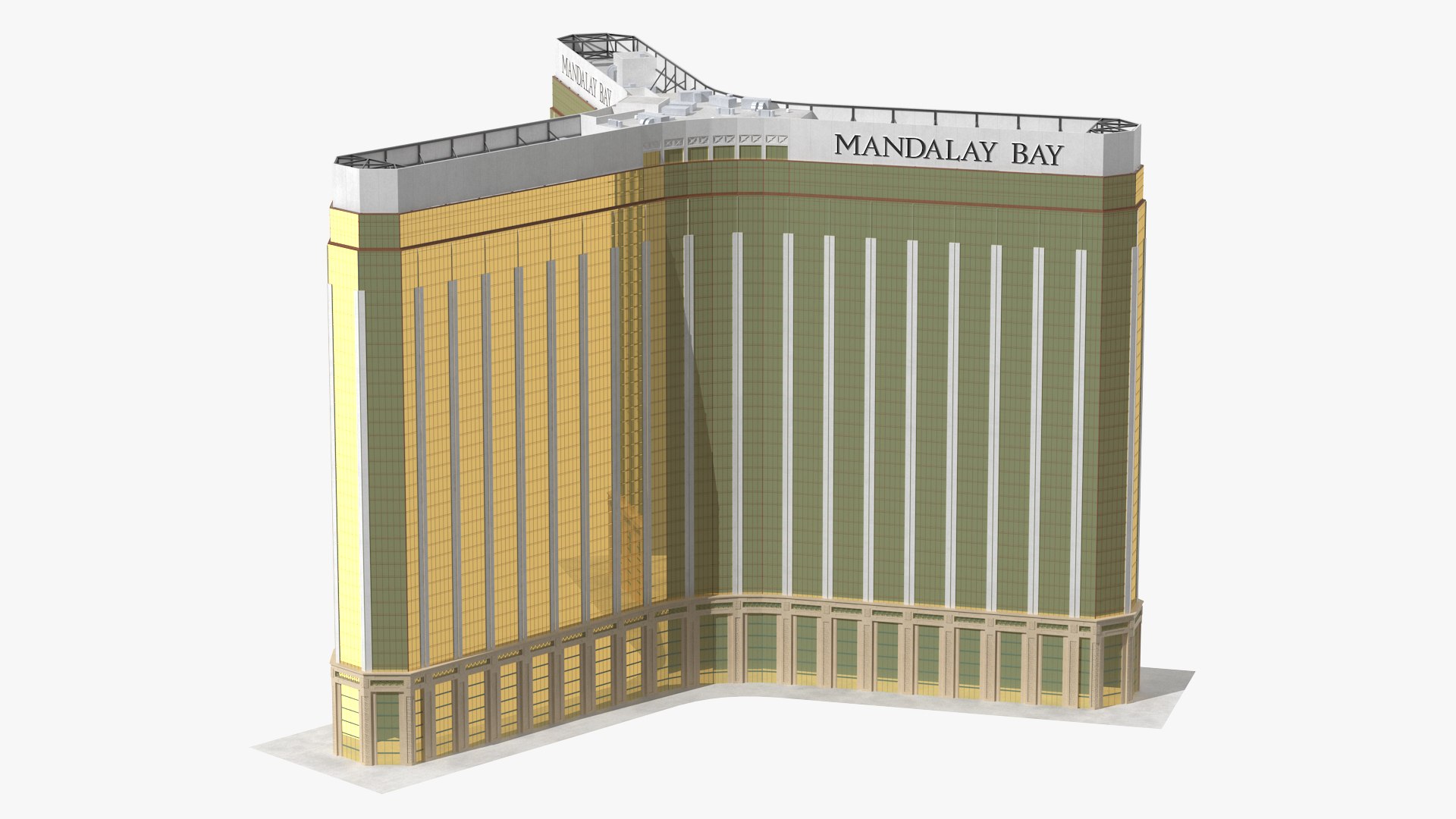 Mandalay Bay 3D model preview