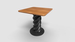 3D Square Table N89
