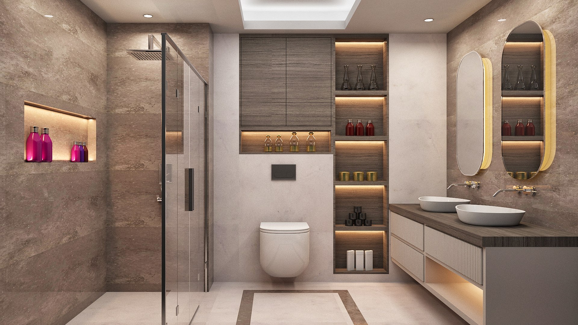 Scene Bathroom Interior 3D - TurboSquid 1657427