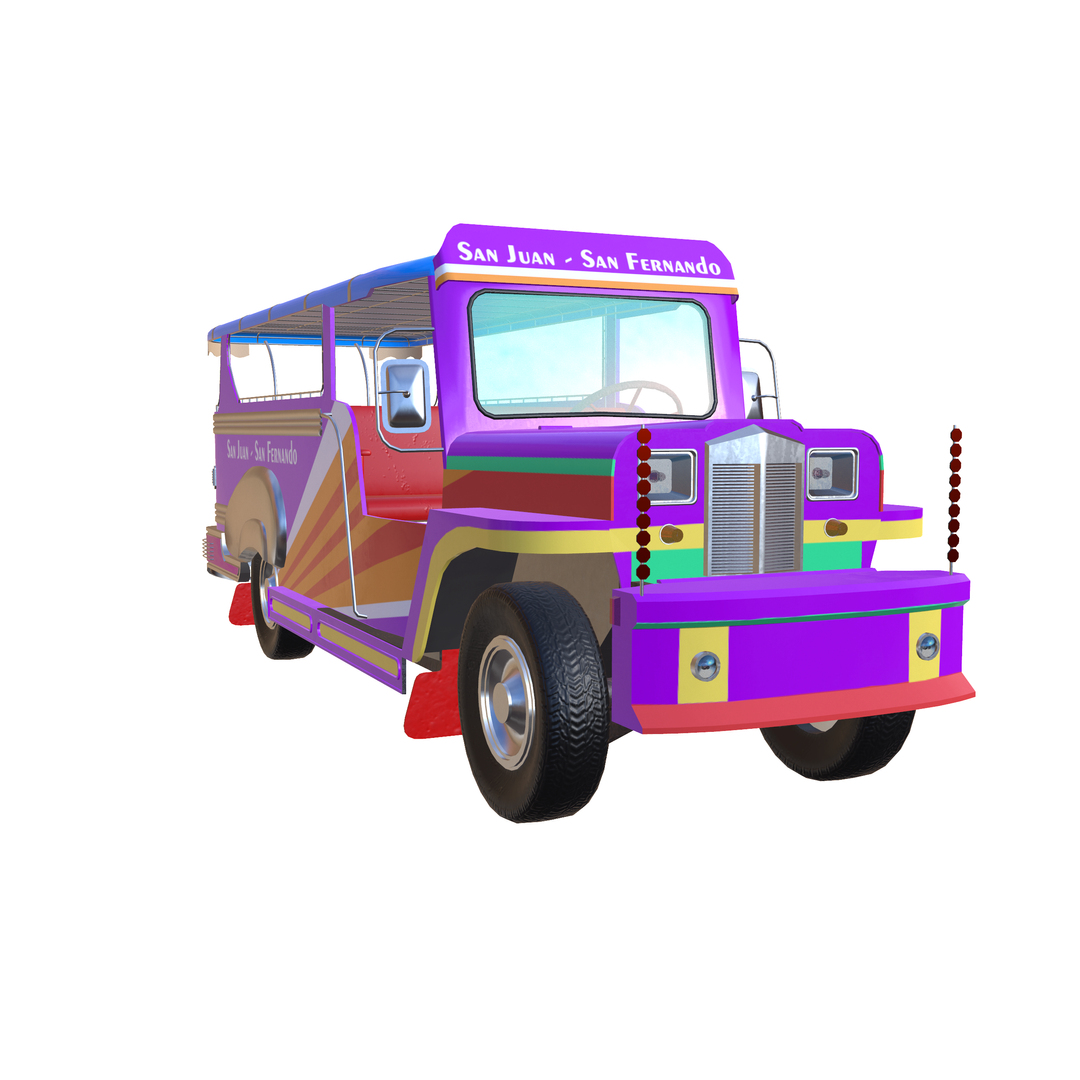 Philippines Car Jeepney 3D - TurboSquid 1362666