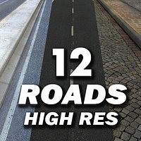 12 Roads Textures Collection -------------  High Resolution 