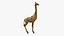 Girafe low poly