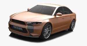 door concept car 3D model