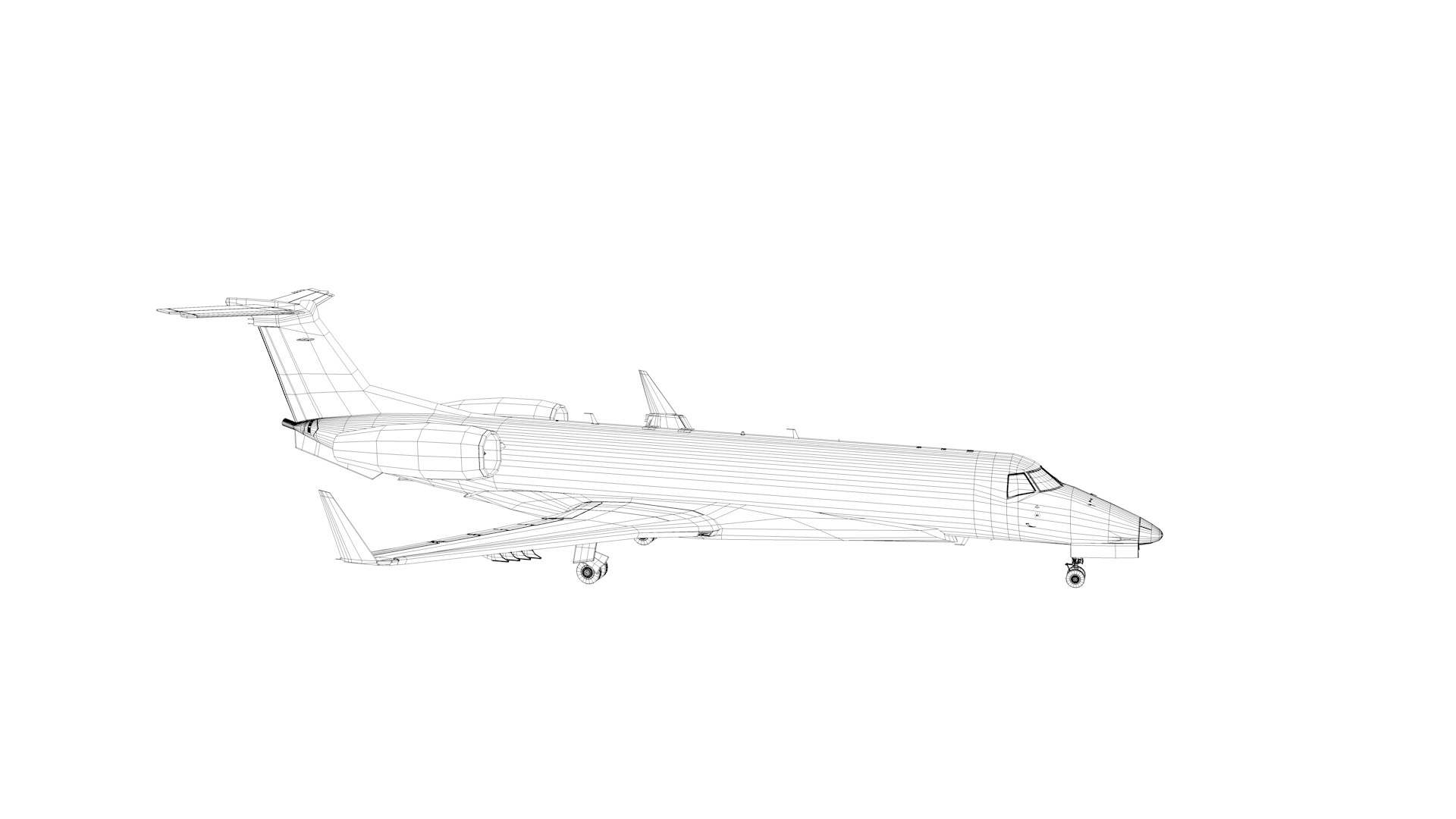 3D Model PR AVX CBAir Embraer 135BJ Legacy 600 L2219 - TurboSquid 2281543