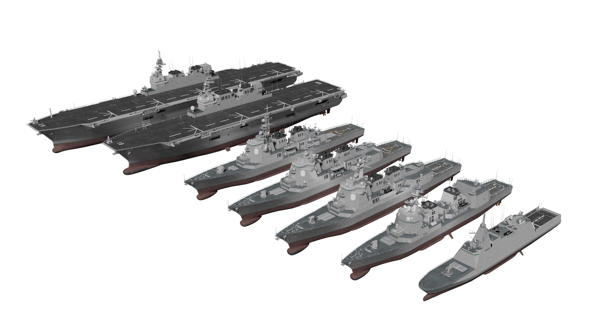 3D model JMSDF Surface Fleet collection https://p.turbosquid.com/ts-thumb/I1/F3yBPX/6j/z01/png/1705446099/1920x1080/fit_q87/0fbccf3d8a7ac201858e57e15e66bbc875757b2a/z01.jpg