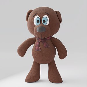 Teddy Bear - Rigged  Textured 3D model