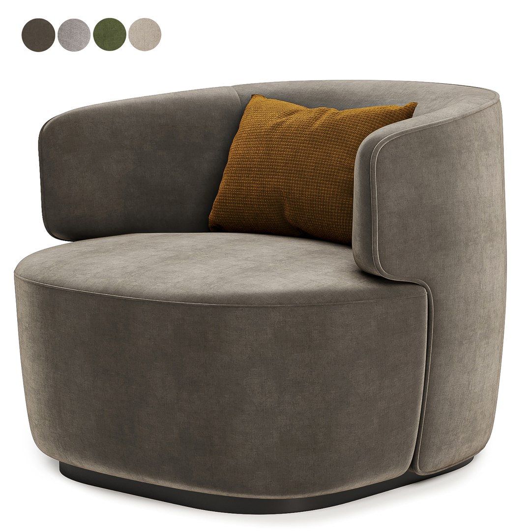 Ritz Arm Chair 3D - TurboSquid 2189232