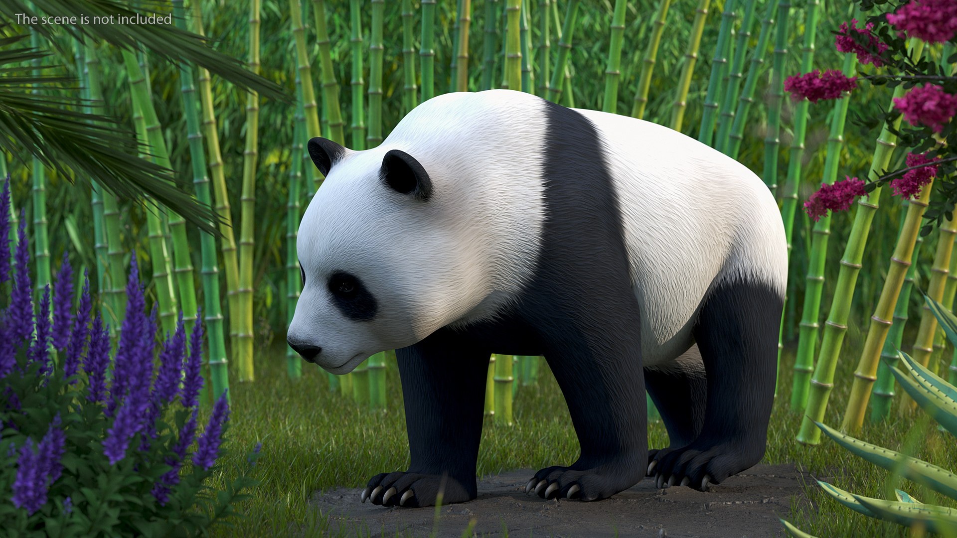 3D Model Giant Panda Walking Pose - TurboSquid 1815039