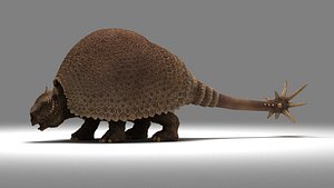 3D model doedicurus extinct ice