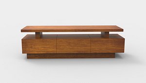 cabinet tv stand 3D model 3D model