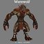 3D werewolf