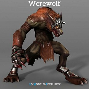 3D werewolf