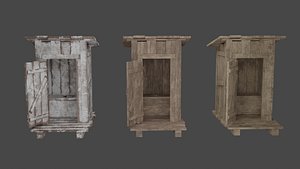 Wooden Outdoor Toilet