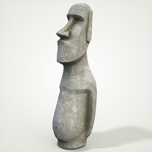 Moai statue 4k and Bonus