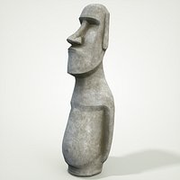 Moai statue 4k and Bonus