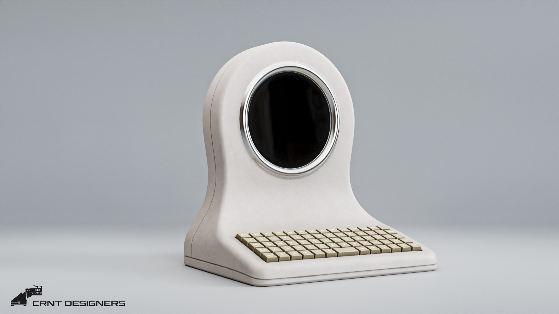 Desktop Terminal - Retro Computer 3D Model - TurboSquid 2348345