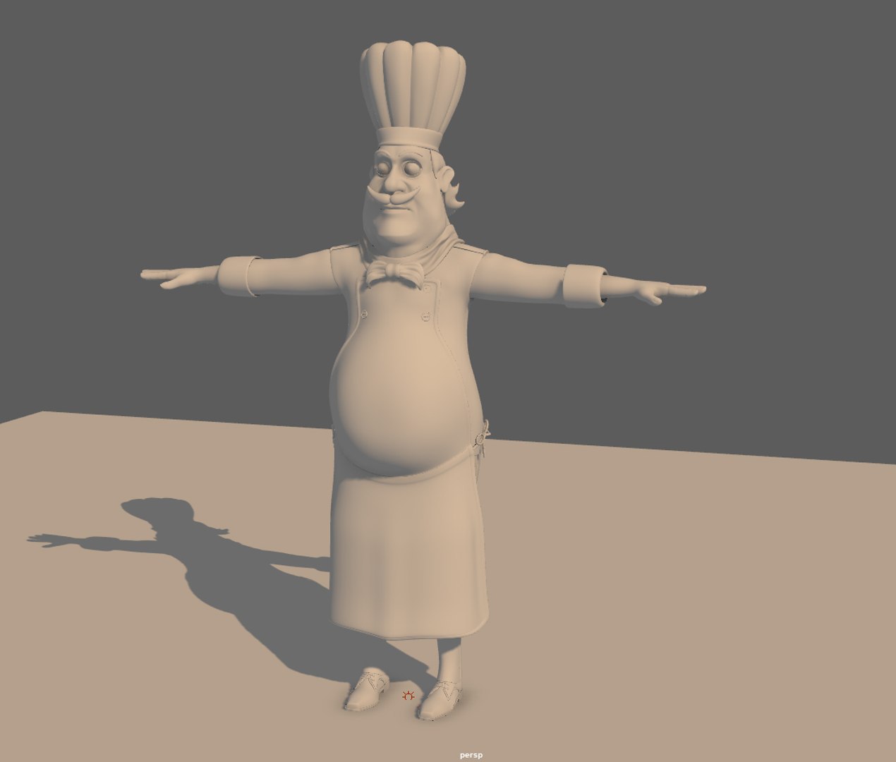 Cartoon chef character model - TurboSquid 1423089