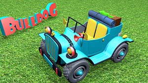 Bull Dog Old Toy Car