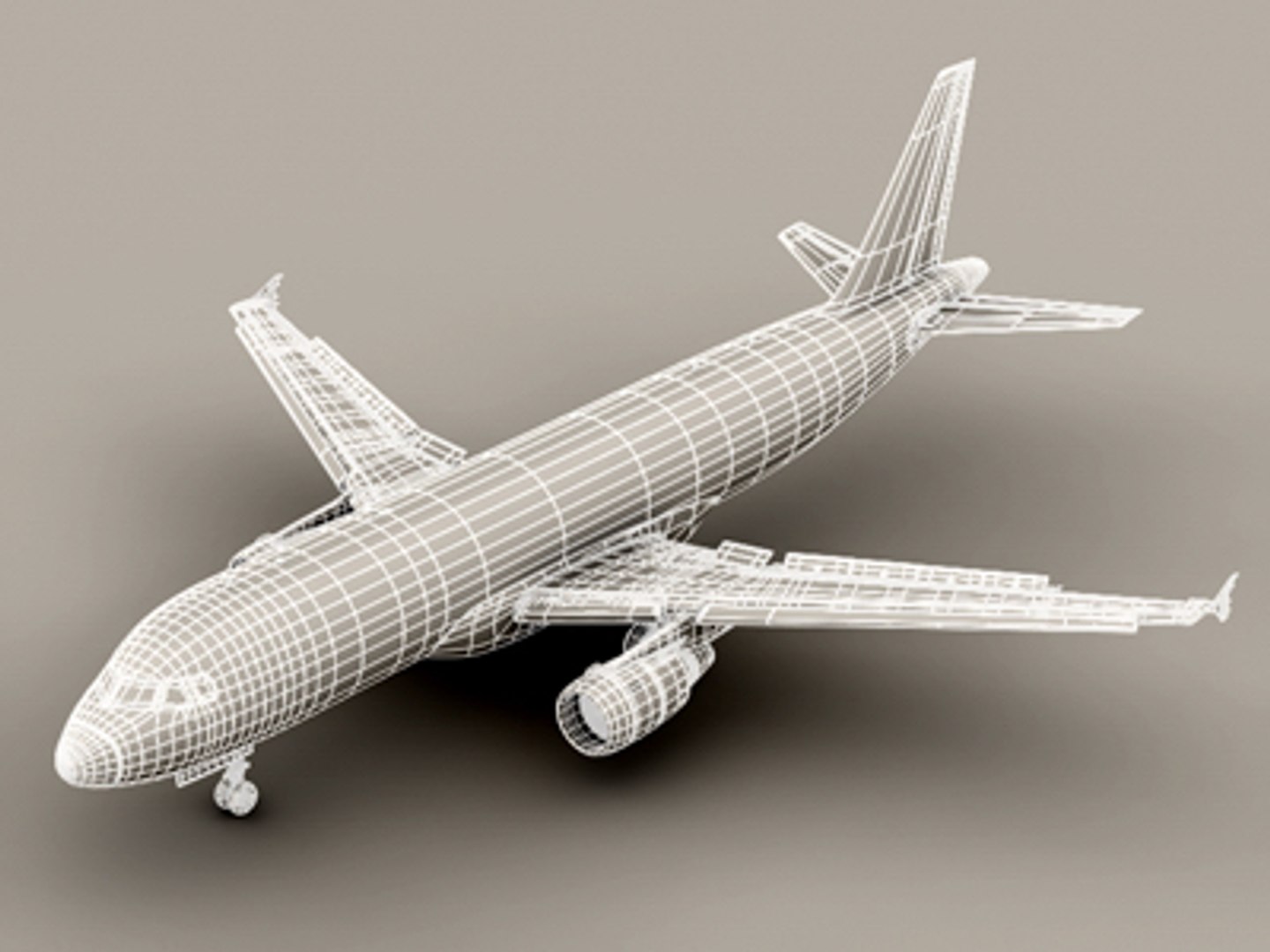 Airbus A320 Air France 3d Model