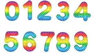Game Ready Pop It Toys Pack ABC Numeric Fruits