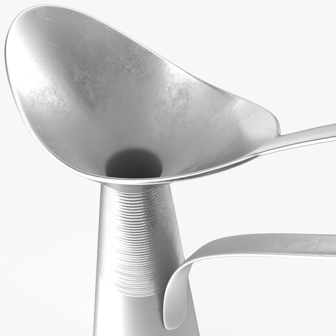 3D Sterling Silver Modernist Pitcher TurboSquid 2100270