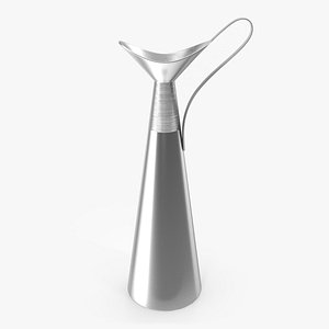3D Sterling Silver Modernist Pitcher