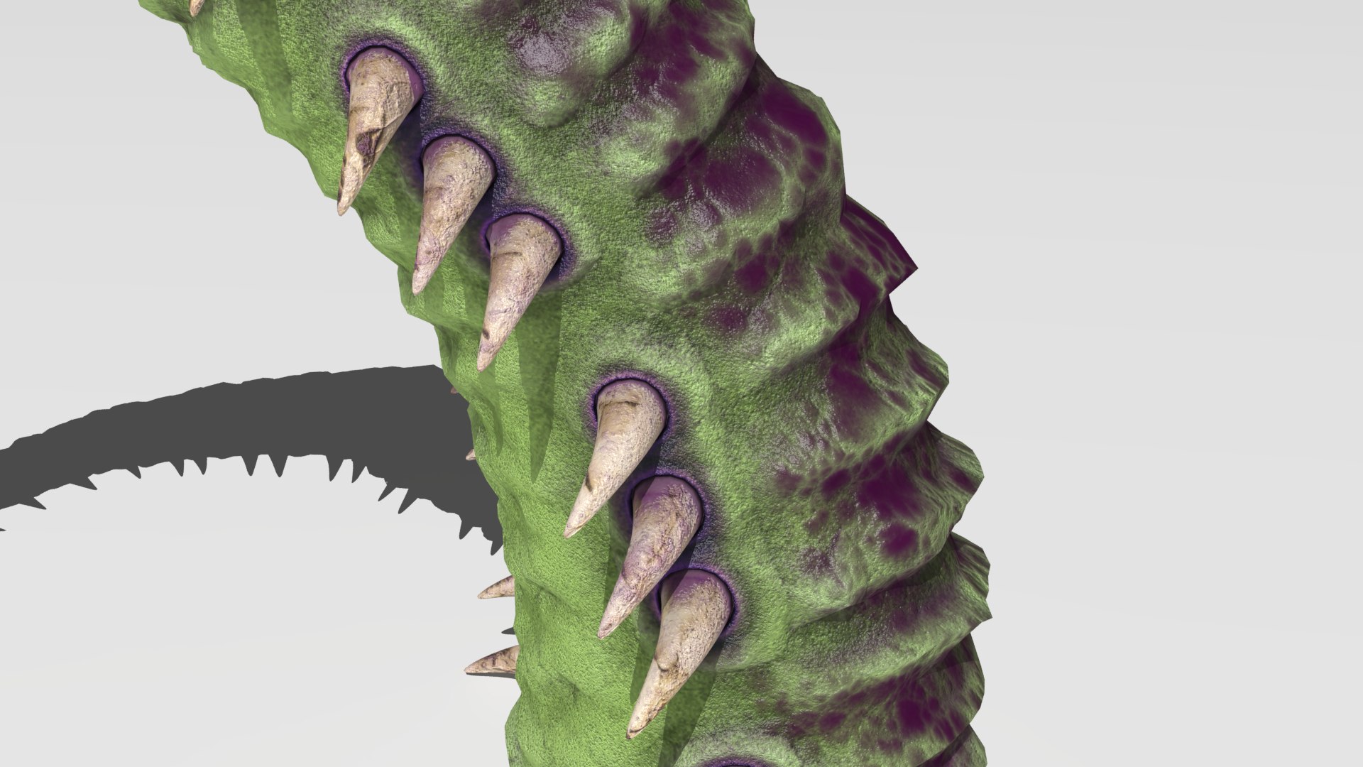 3D Rigged Worm Tentacle - TurboSquid 1582543