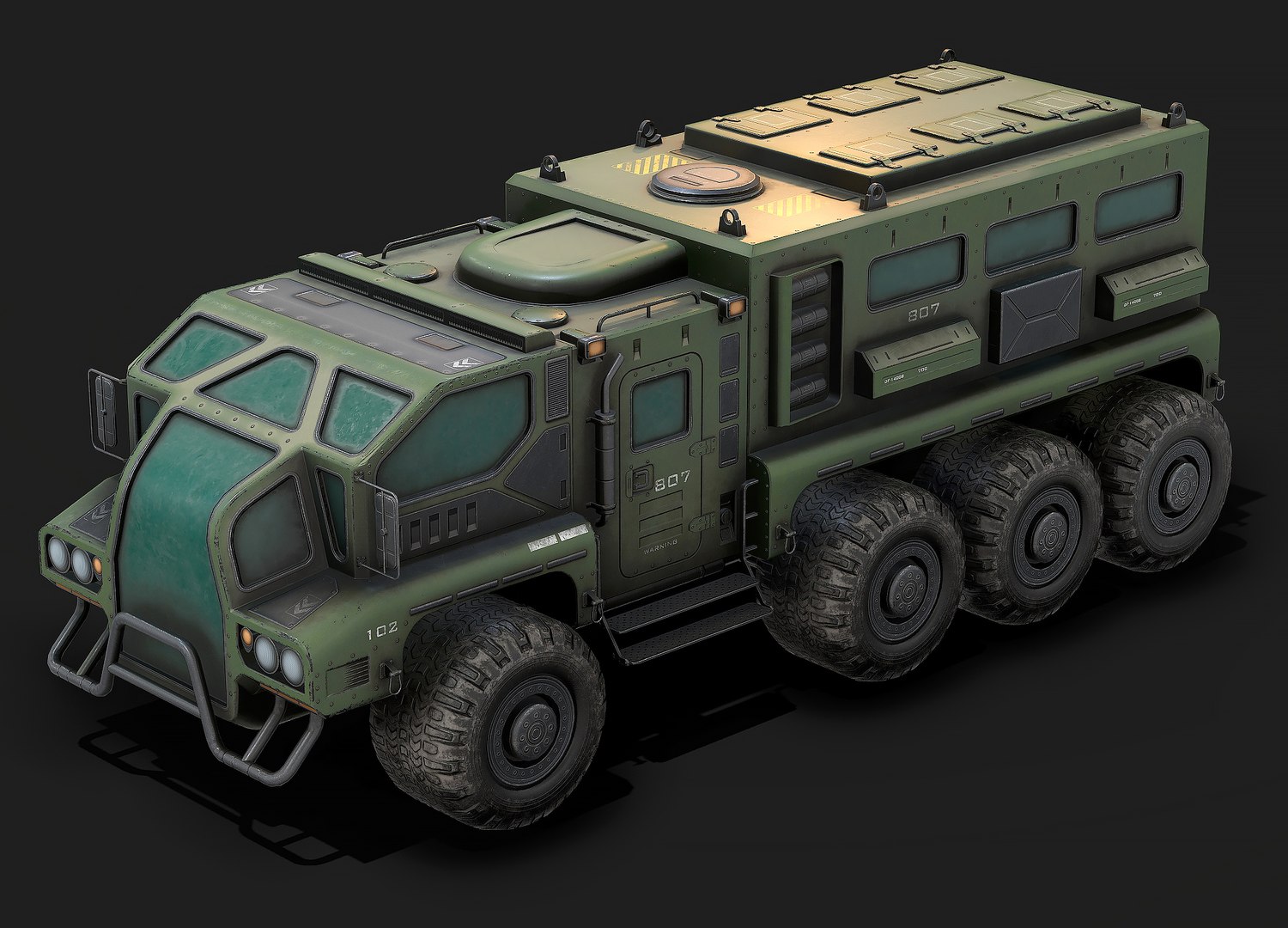 Sci Fi Truck 3D Model - TurboSquid 1337382