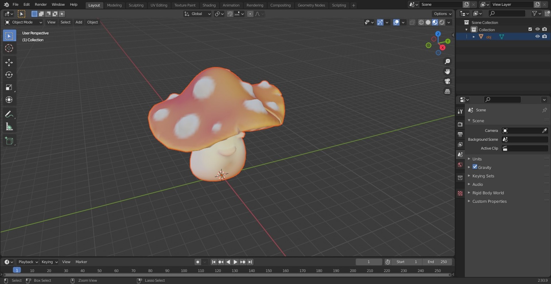 3D cartoon style amanita mushroom - TurboSquid 1494451
