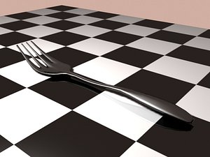 free fork 3d model
