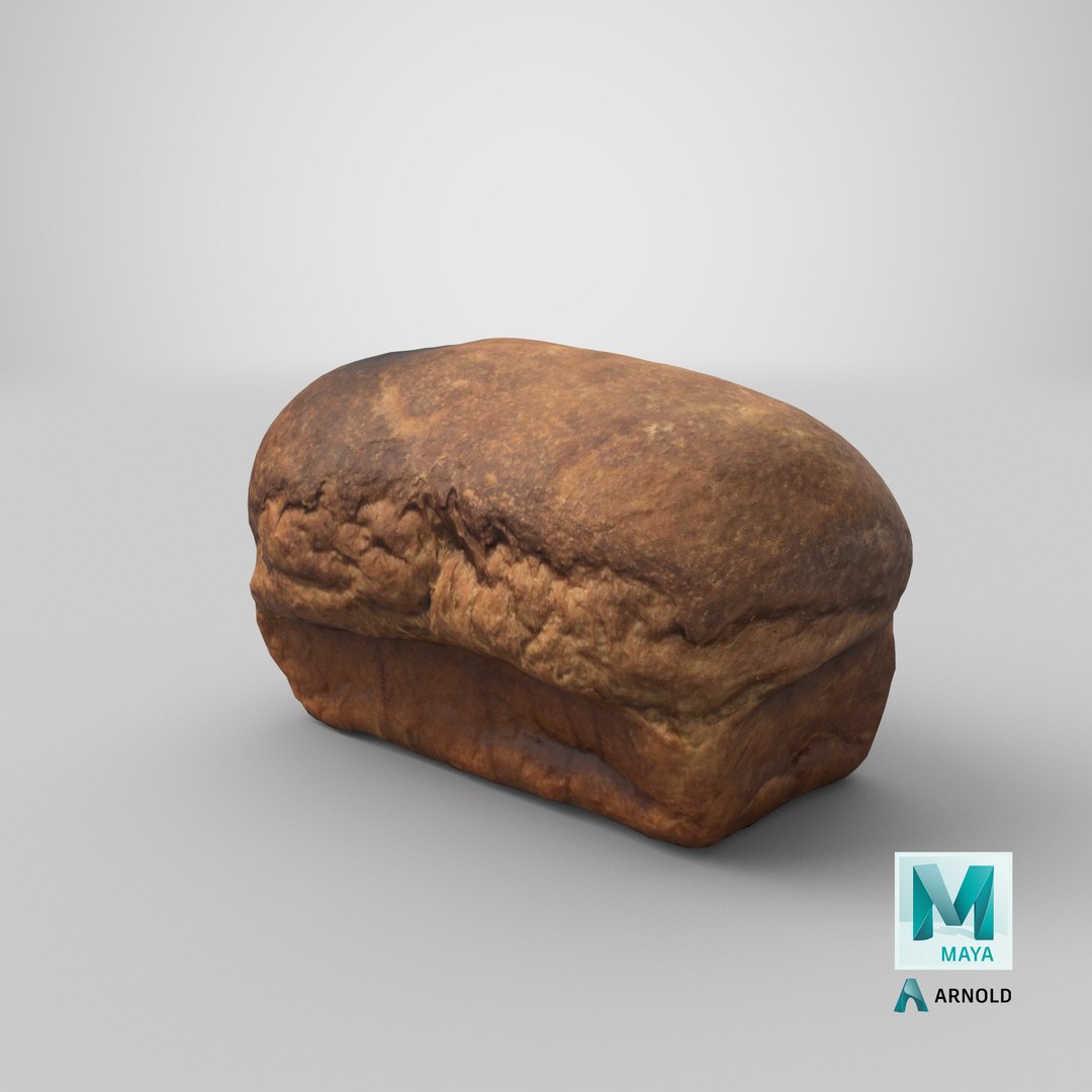 Bread Loaf model https://p.turbosquid.com/ts-thumb/I2/EXyfx5/qC/stemcell_maya_arnold_render/png/1618510295/1920x1080/fit_q87/6490cc525b8277bbbcae5889f9514f41c6926a36/stemcell_maya_arnold_render.jpg