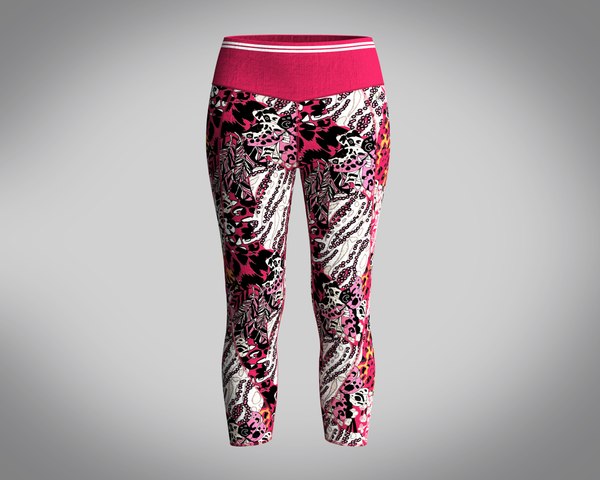 Ladies GYM Leggings-AOP 3D model