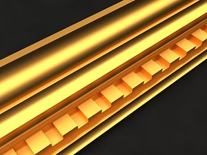3D model cornice mold decor