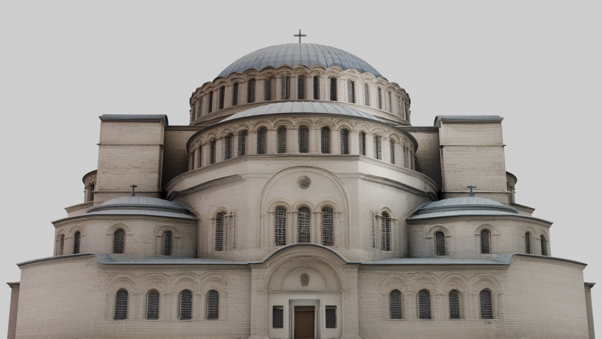 modèle 3D de Grande cathédrale byzantine - Monument historique Sainte ...