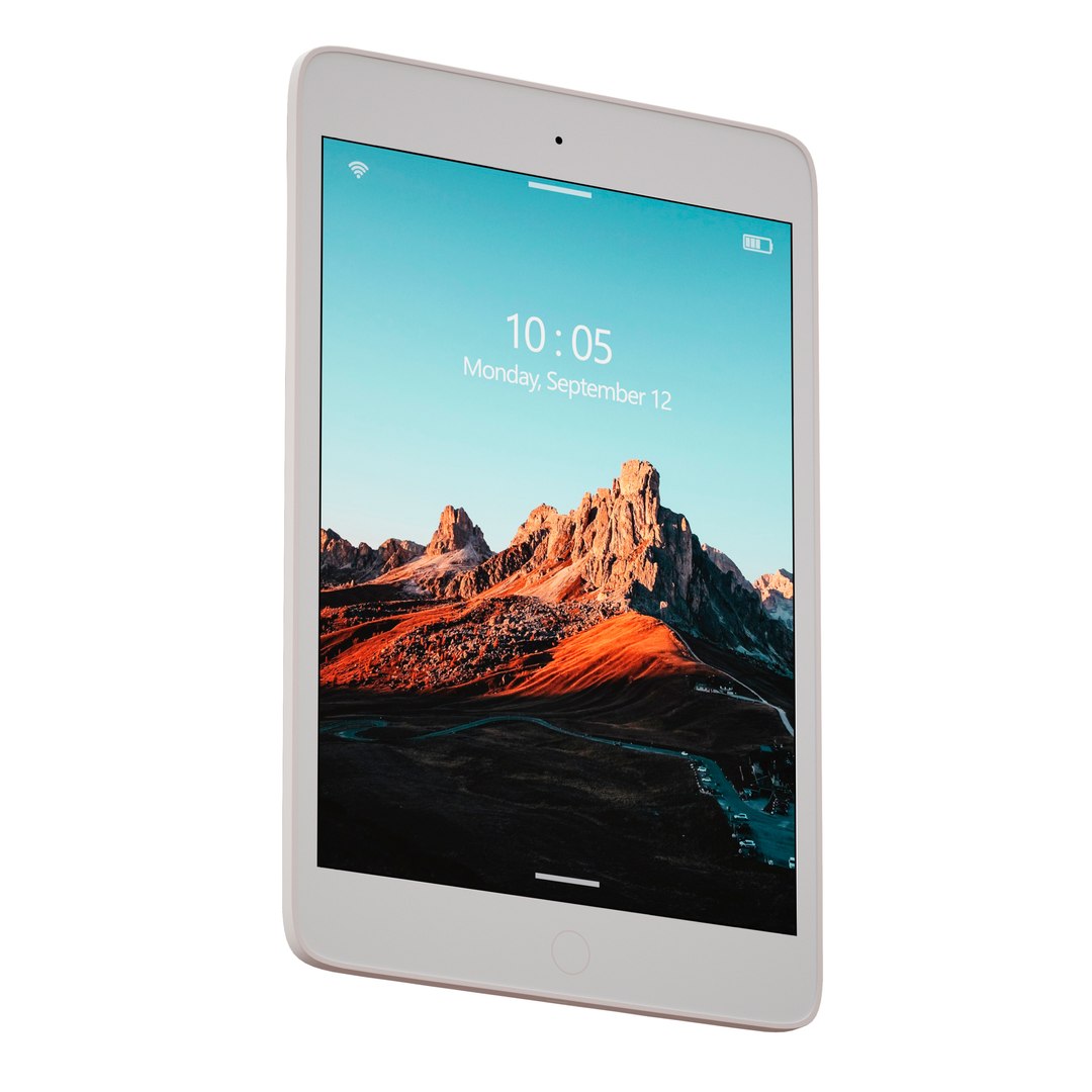 3D white tablet noname - TurboSquid 2023998