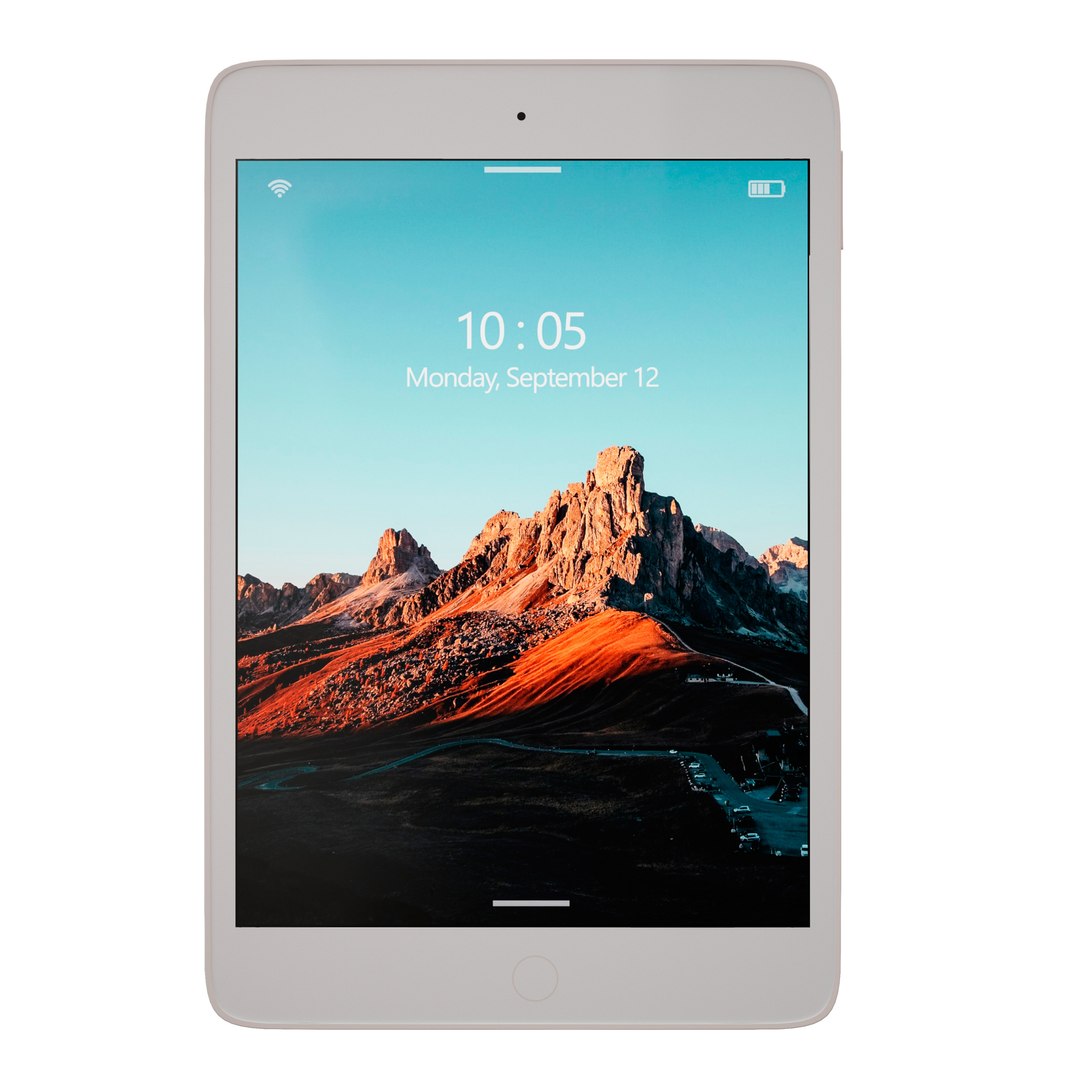 3D white tablet noname - TurboSquid 2023998