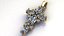 Pendente Croce con Diamanti e taglio Marquise