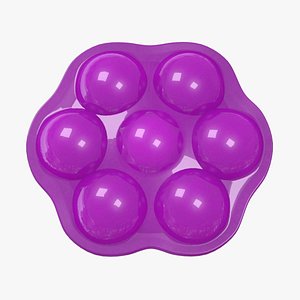 3D candy purple