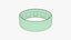 Samsung Galaxy Ring Silver 3D model