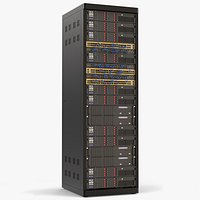 Network Rack with Storage Servers