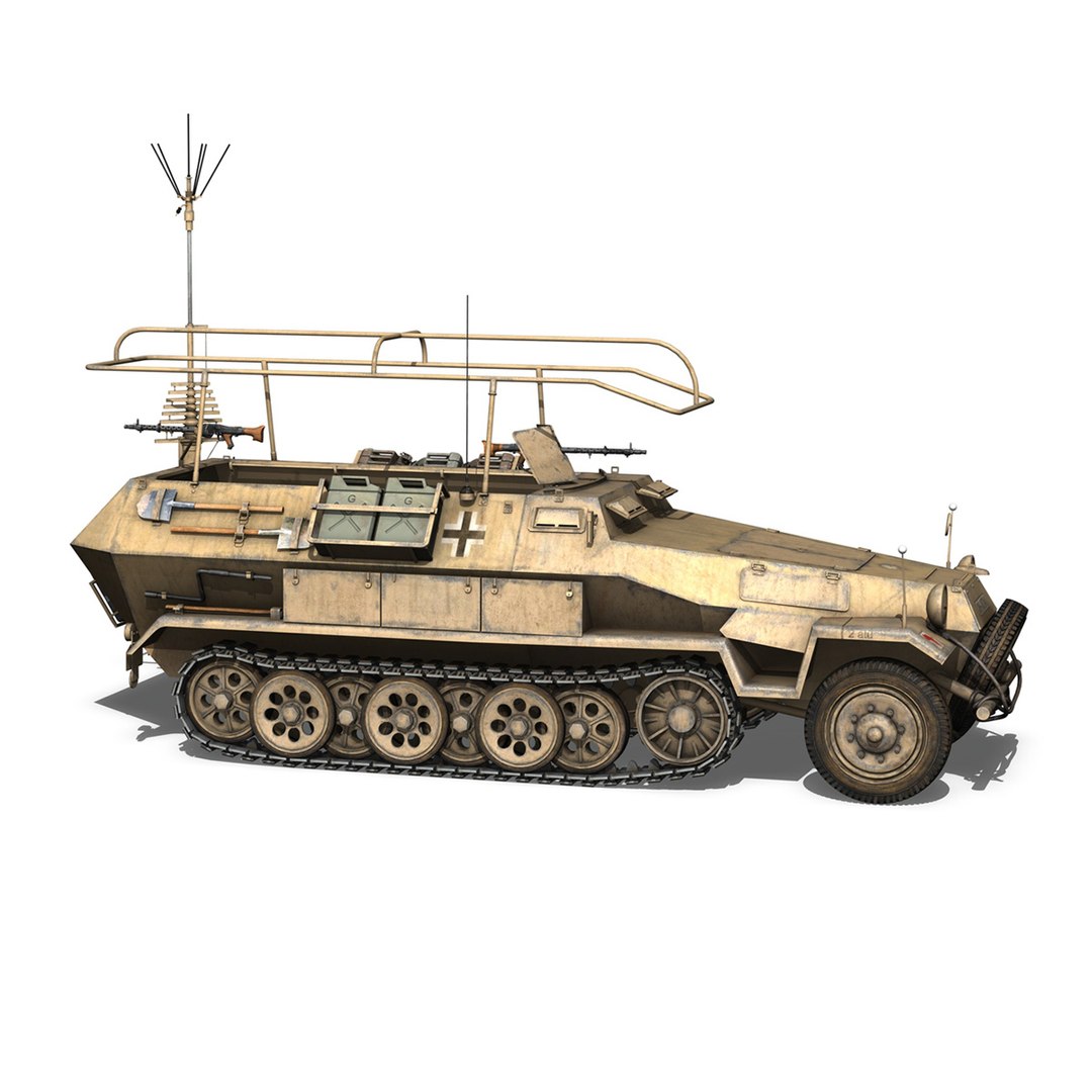 3d Model Sd Kfz 251 3