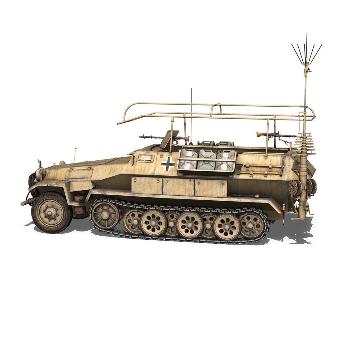 3d Model Sd Kfz 251 3