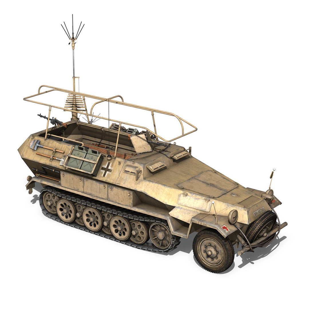 3d Model Sd Kfz 251 3