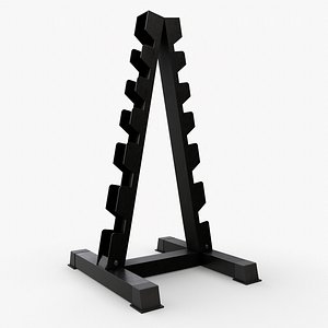 PBR Dumbbell Rack E model